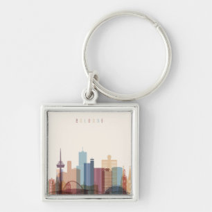 Chaveiro Água de Colônia, skyline da cidade de Alemanha