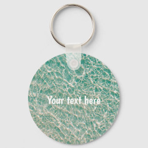 Chaveiro Água de Piscina de Natação Personalizada