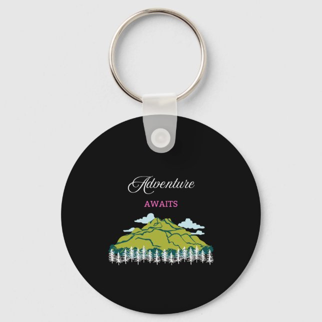 Chaveiro Aguardam Aventura (Frente)