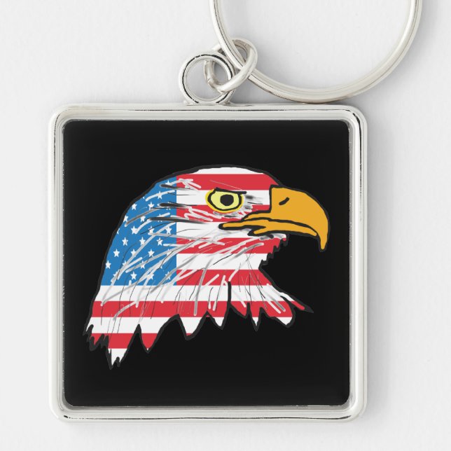 Chaveiro Águia Americana (Frente)