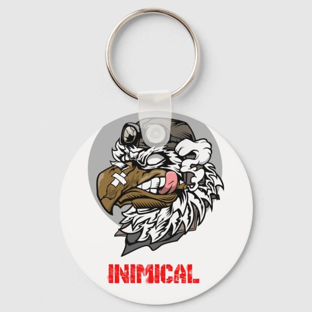 Chaveiro Águia Piloto Inimical (Frente)