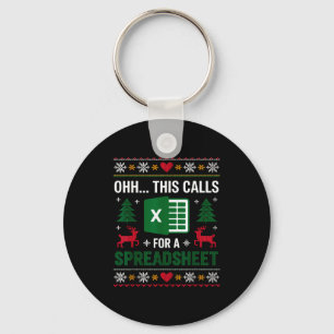 Chaveiro Ah, Isso Pede Uma Planilha De Natal