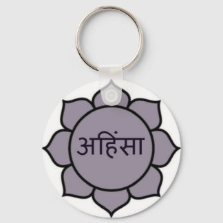 Chaveiro Ahimsa Lotus Purple