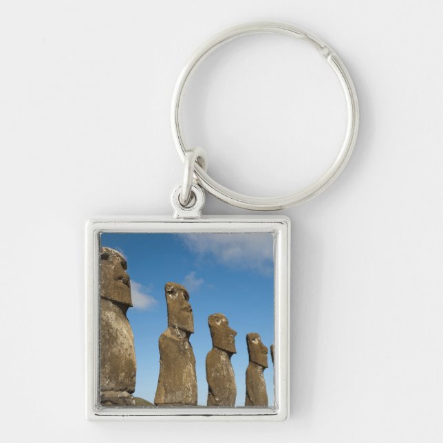 Chaveiro Ahu Akivi, Rapa Nui, Ilha de Páscoa, Chile 2 (Frente)