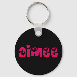 Chaveiro Aimee nos corações
