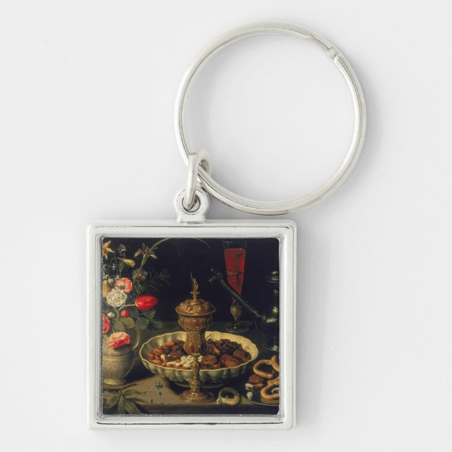 Chaveiro Ainda vida das flores e dos frutos secos, 1611 (Frente)