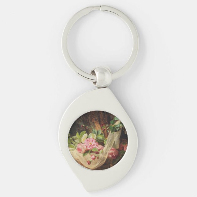 Chaveiro "Ainda viva com Rosas no chão da floresta" - Lach  (Frente)