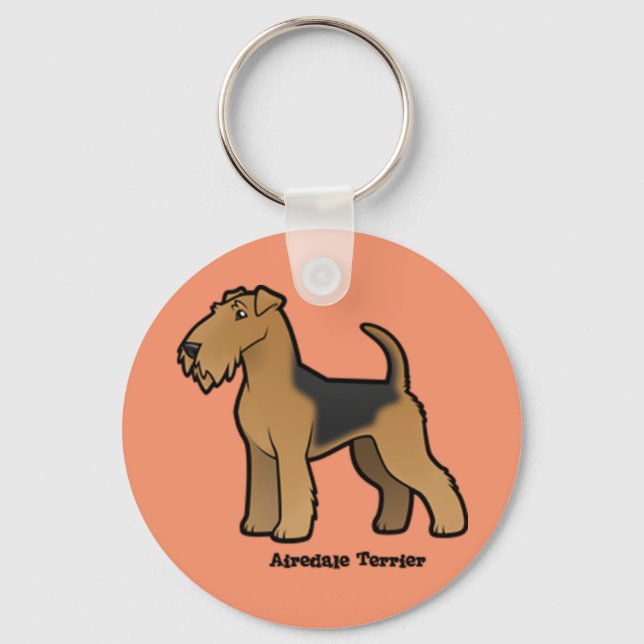 Chaveiro airedale terrier (Frente)