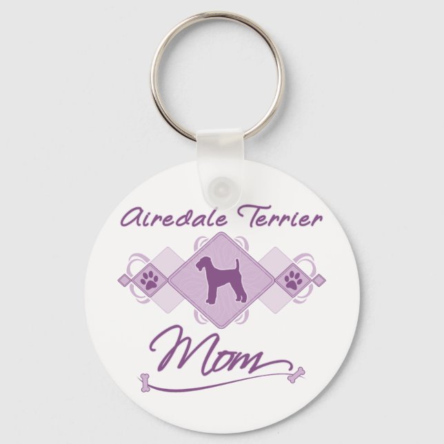 Chaveiro Airedale Terrier Mãe (Frente)