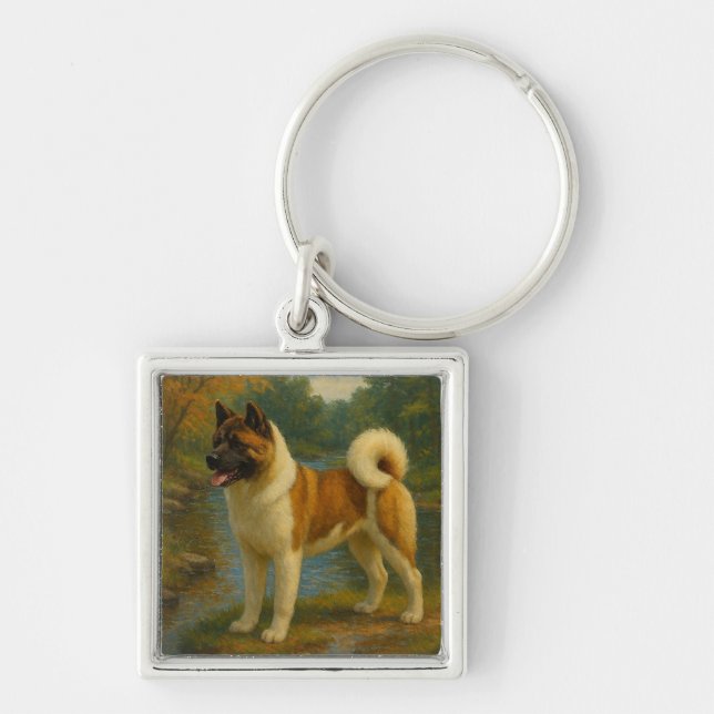 Chaveiro Akita (Frente)