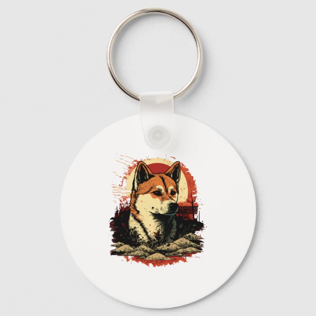 Chaveiro Akita Inu Dog (Frente)