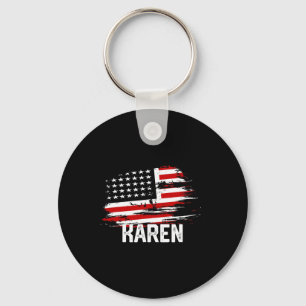 Chaveiro Akok Women's Karen Usa Flag Personalizou 4º de