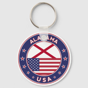 Chaveiro Alabama, Estados Unidos, t-shirt do Alabama, Alaba