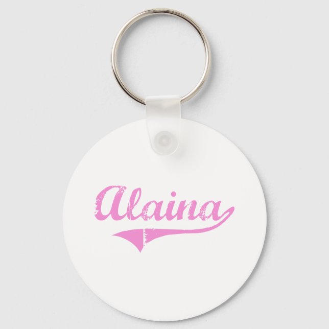 Chaveiro Alaina Classic Style Name (Frente)