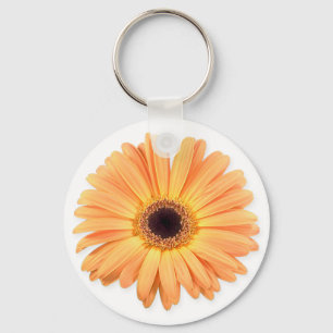 Chaveiro alaranjado do Gerbera