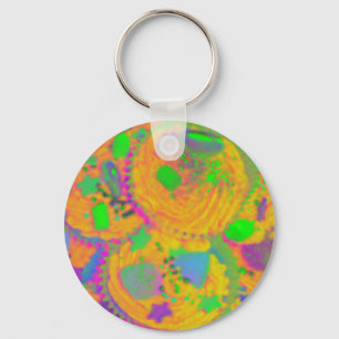 Chaveiro alaranjado dos cupcakes