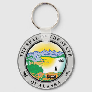 Chaveiro Alaska State Seal