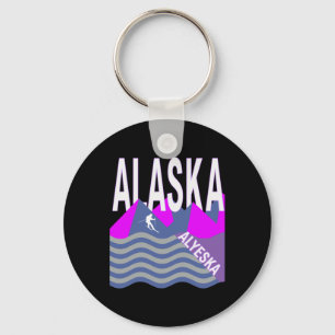 Chaveiro Alaska Usa Ski Resort Snowboard Esqui de inverno