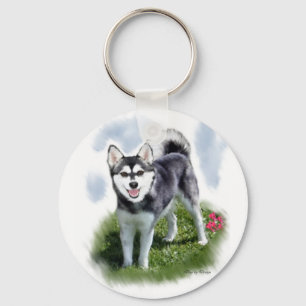 Chaveiro Alaskan Klee Kai Art