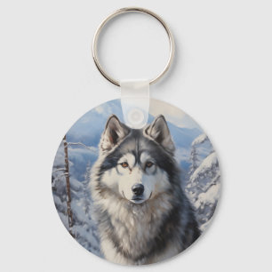 Chaveiro Alaskan Malamute