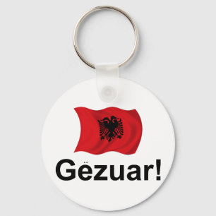 Chaveiro Albanês Gezuar! (Felicidades)