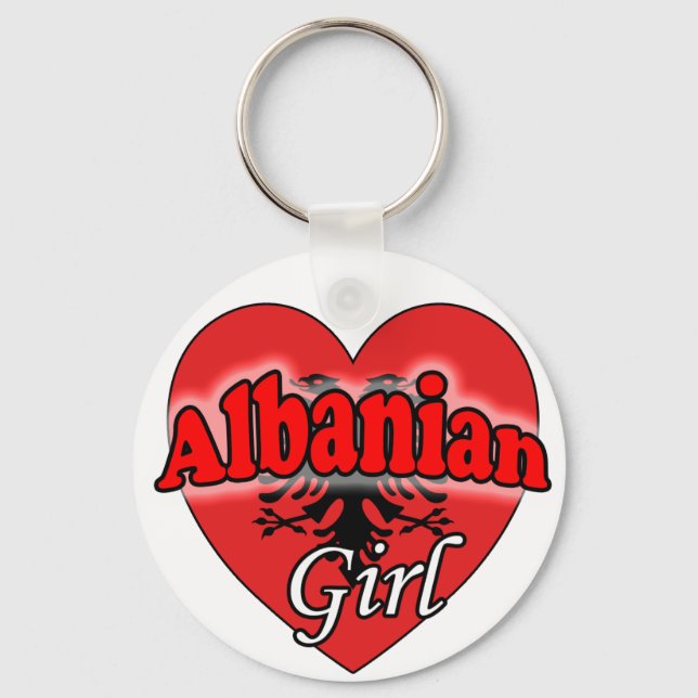 Chaveiro Albanês Girl (Frente)
