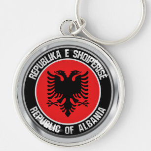 Chaveiro Albânia Round Emblem
