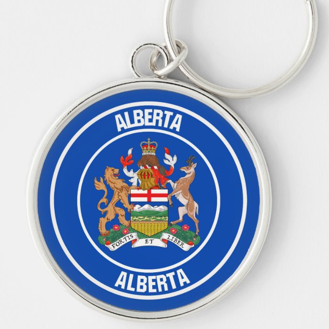 Chaveiro Alberta Round Emblem (Frente)