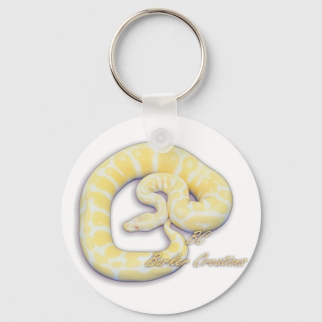 Chaveiro Albino Ball Python (Frente)
