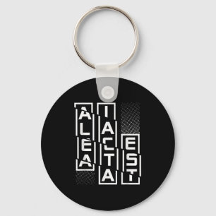 Chaveiro Alea Iacta Est Latim - Motivação Da Língua De Fras