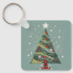 Chaveiro Alegria à árvore de Natal do mundo