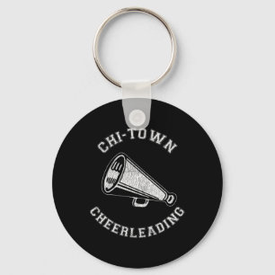 Chaveiro Alegria de Chi-town Angustiado Retro Cheerleader d
