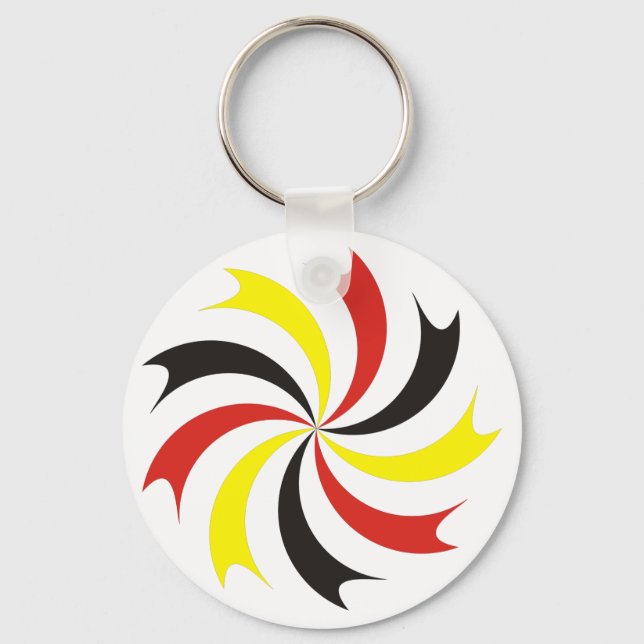 Chaveiro Alemanha de cockade Kokarde Alemanha (Frente)