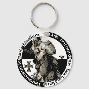 Chaveiro Alemão ordem cavaleiro no ataque de apêndices de