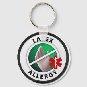 Chaveiro Alergia do látex
