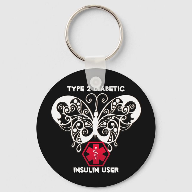 Chaveiro Alerta diabético (Frente)