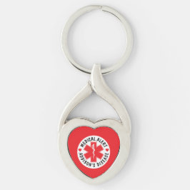 Chaveiro Alerta Médico Doença de Addison - Personalizado