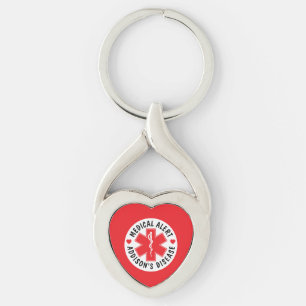 Chaveiro Alerta Médico Doença de Addison - Personalizado