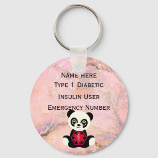 Chaveiro Alerta Personalizado Tipo 1 ou 2 para ID diabético