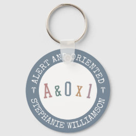 Chaveiro Alertar e orientado para a pessoa A&OX1 enfermeira