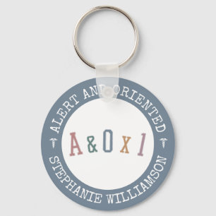 Chaveiro Alertar e orientado para a pessoa A&OX1 enfermeira