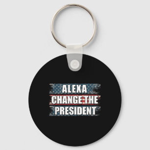 Chaveiro Alexa Muda O Presidente Engraçado Trump
