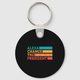 Chaveiro Alexa Muda O Presidente Trump Engraçado Eleições Q