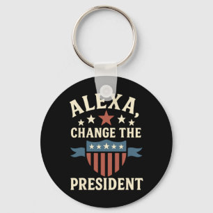 Chaveiro Alexa, Mude O Presidente Anti Trump Engraçado Trum
