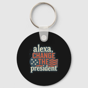 Chaveiro Alexa, Mude O Presidente Anti Trump Engraçado Trum