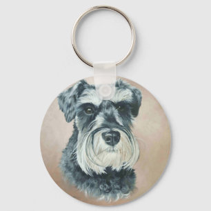 Chaveiro Alfie - schnauzer miniatura