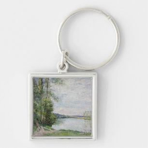 Chaveiro Alfred Sisley   a estrada do beira-rio de Veneux