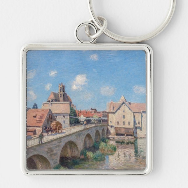 Chaveiro Alfred Sisley - A Ponte de Moret (Frente)