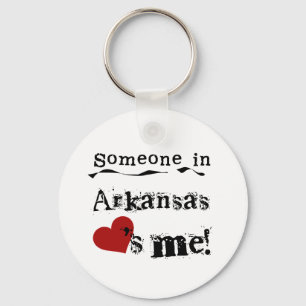Chaveiro Alguém em Arkansas ama-me