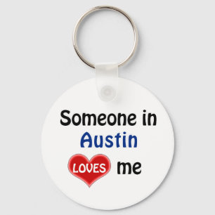 Chaveiro Alguém em Austin me ama
